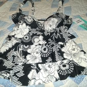 Penbrook tankini with swim trunks